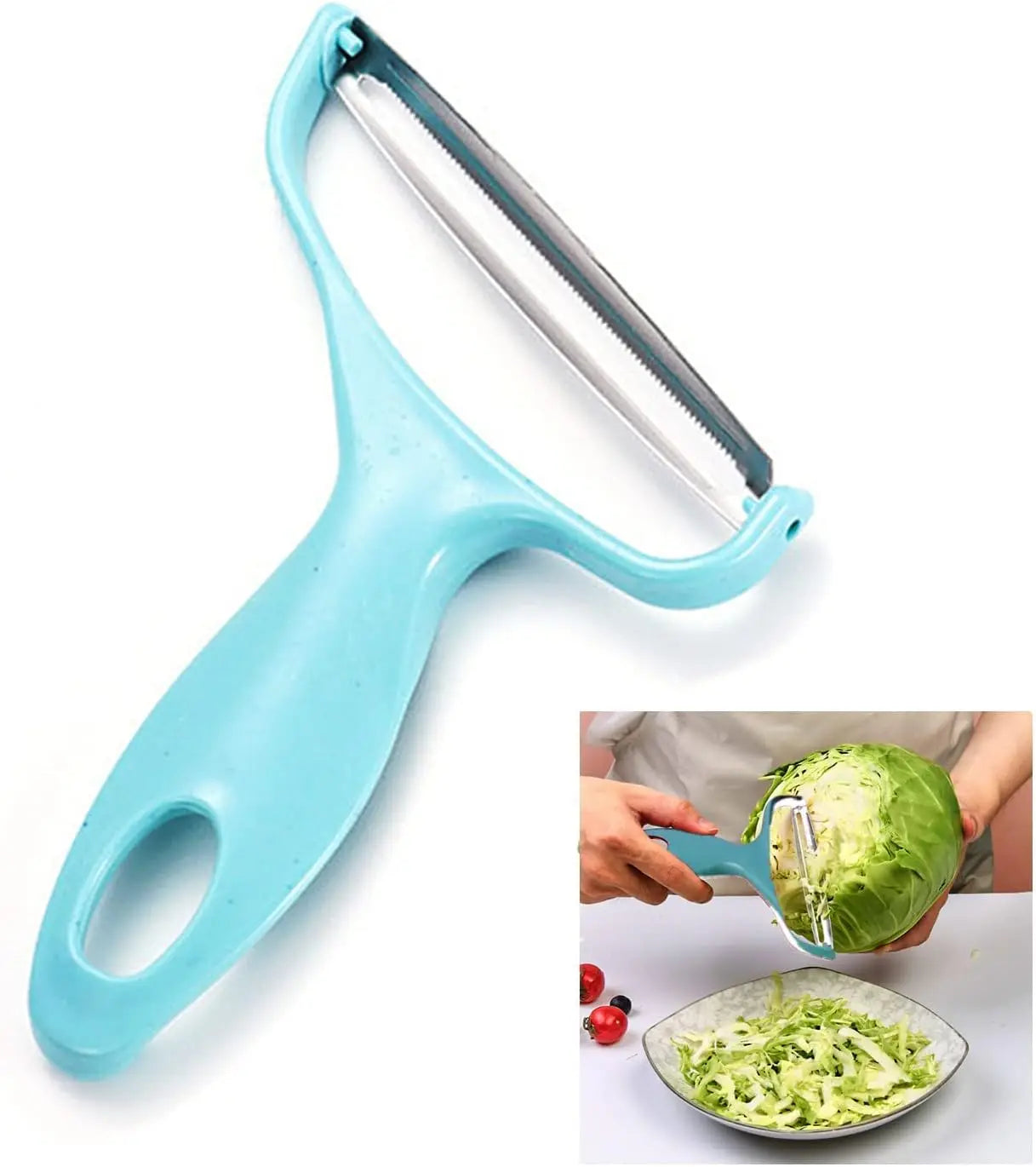 Vegetable Potato Peeler Cabbage Shredder Stainless Steel Kitchen Gadget