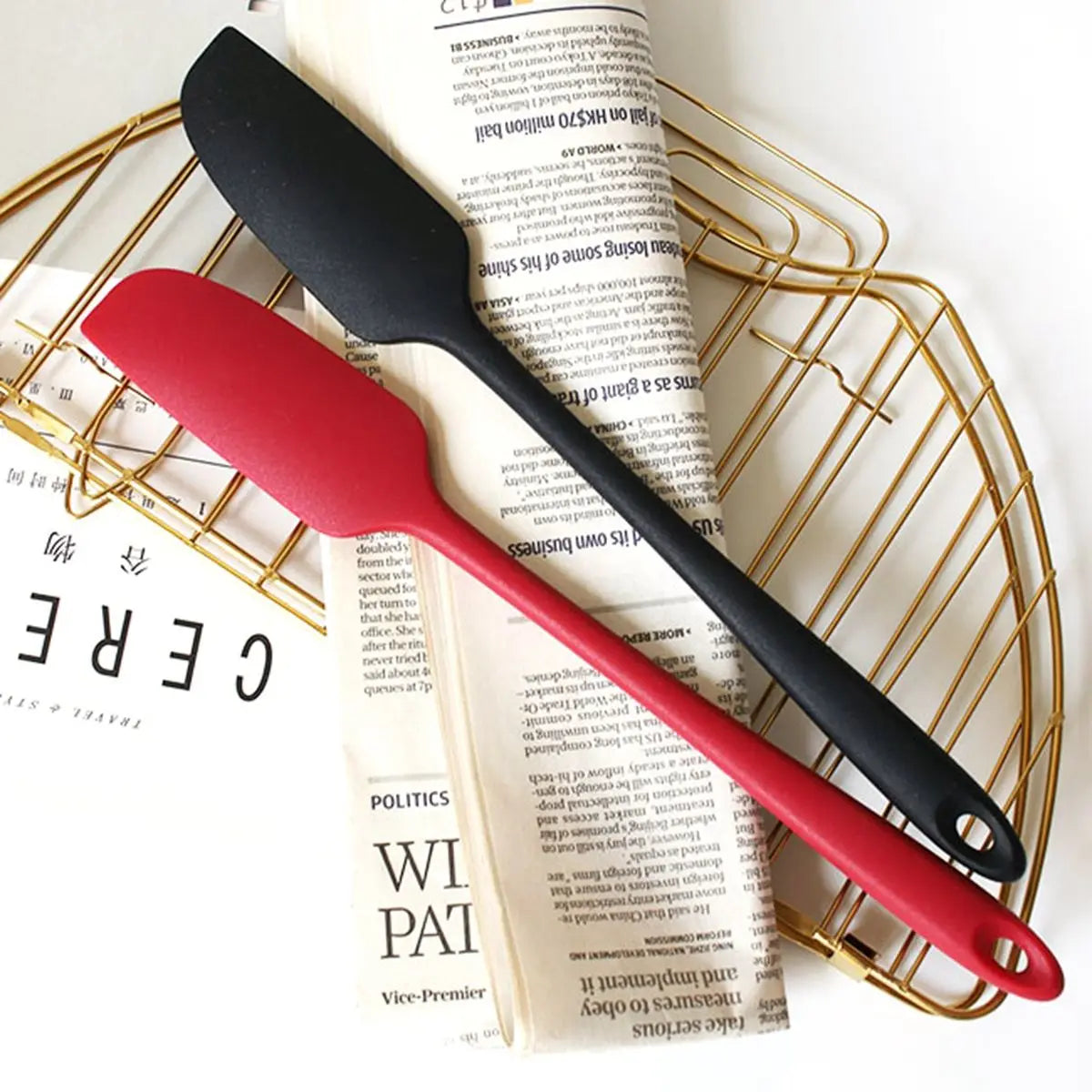 Silicone Heat Resistant Spatula Non-Stick Flexible Baking Tool