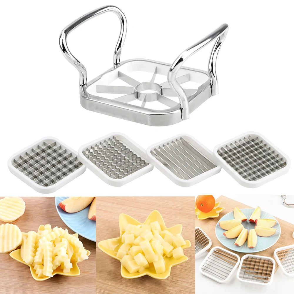 Stainless Steel Vegetable & Fruit Cutter Slicer