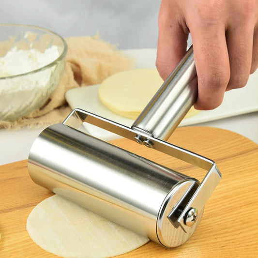 Stainless Steel Non-stick Rolling Pin Dough Roller Baking Tool