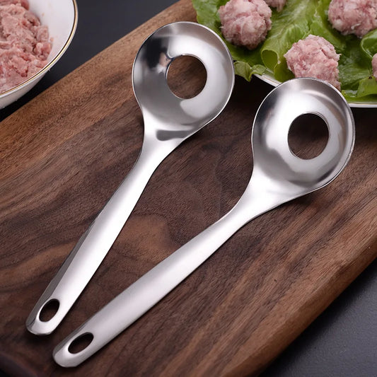 Stainless Steel Non-Stick Meatball Maker Spoon Kitchen Tool