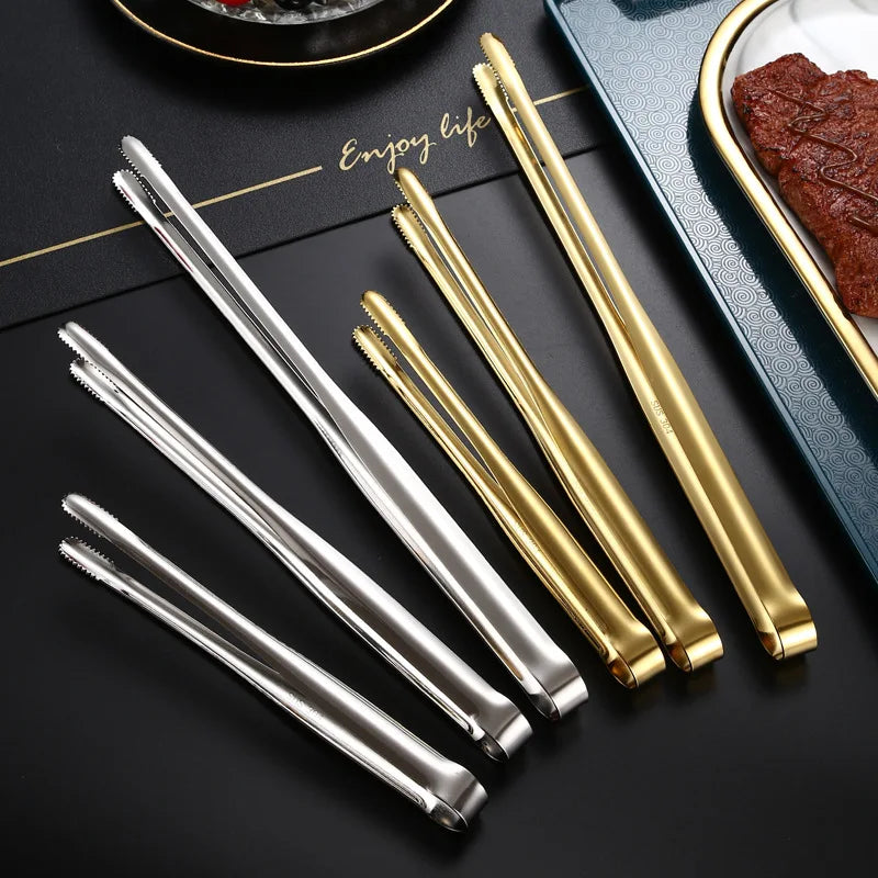 Stainless Steel BBQ Tongs Cooking Utensils