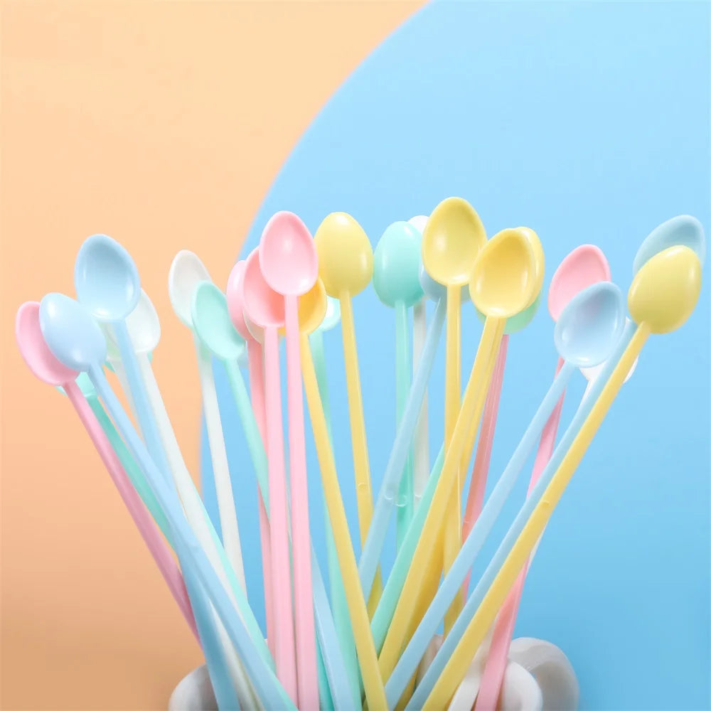 Epoxy Resin Stirring Sticks Silicone Spatula Spoon Jewelry Making Tools