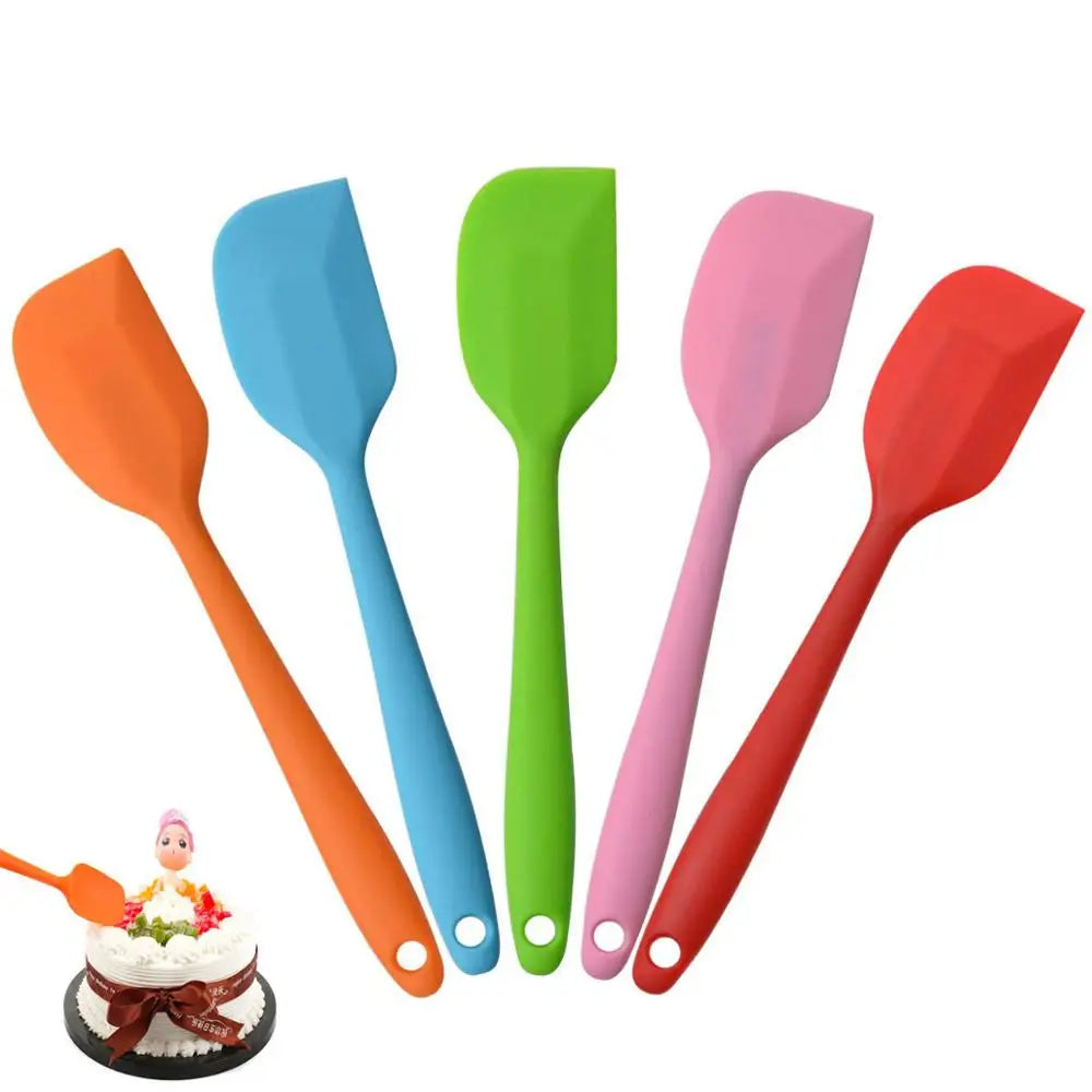 Silicone Spatula Set - Non-Stick, Heat Resistant, Flexible Scraper for Baking and Cooking