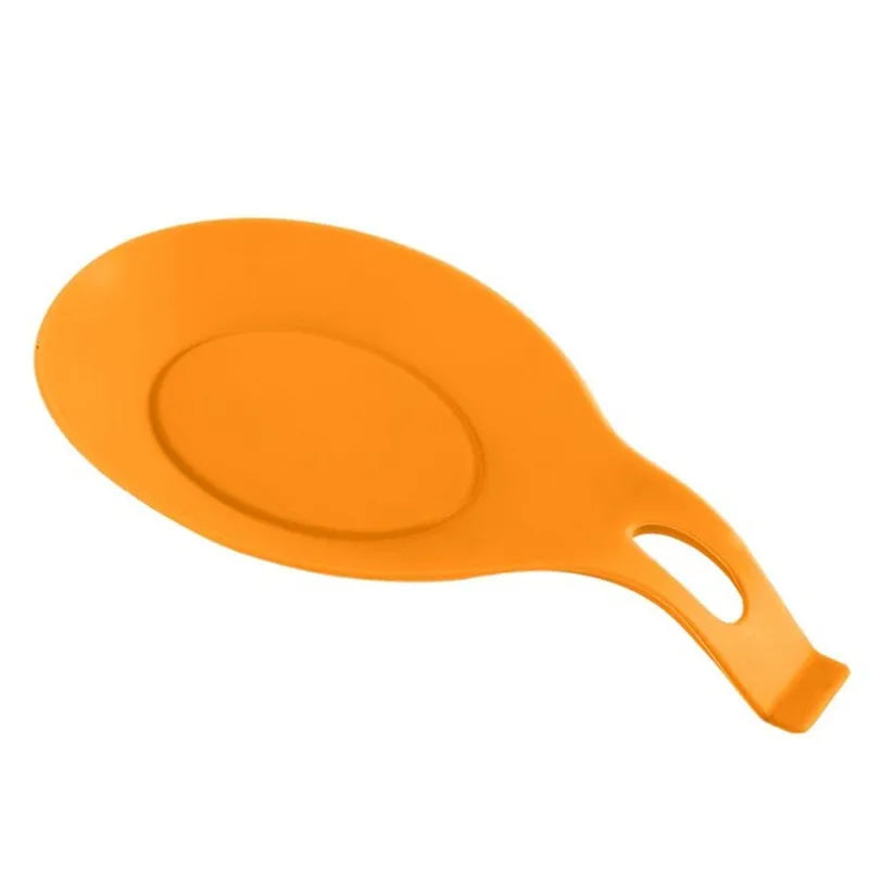 Silicone Heat Resistant Spoon Mat Coaster Kitchen Tool