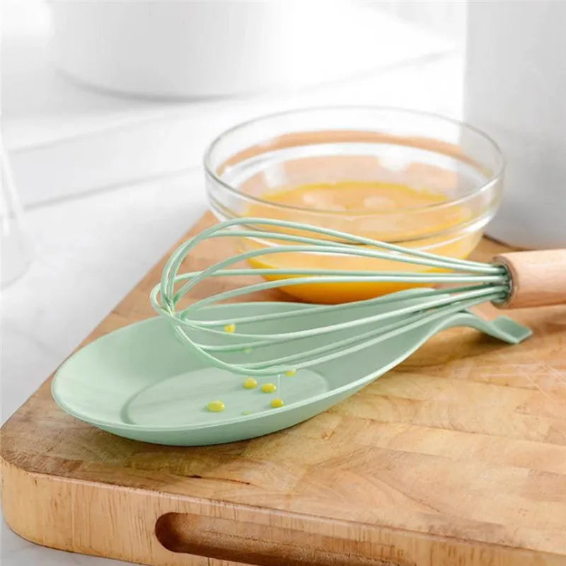 Silicone Heat Resistant Spoon Mat Coaster Kitchen Tool