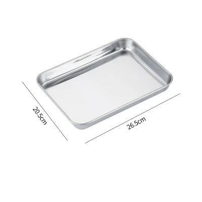 Stainless Steel Non-stick Baking Tray Rectangle Cake Pan