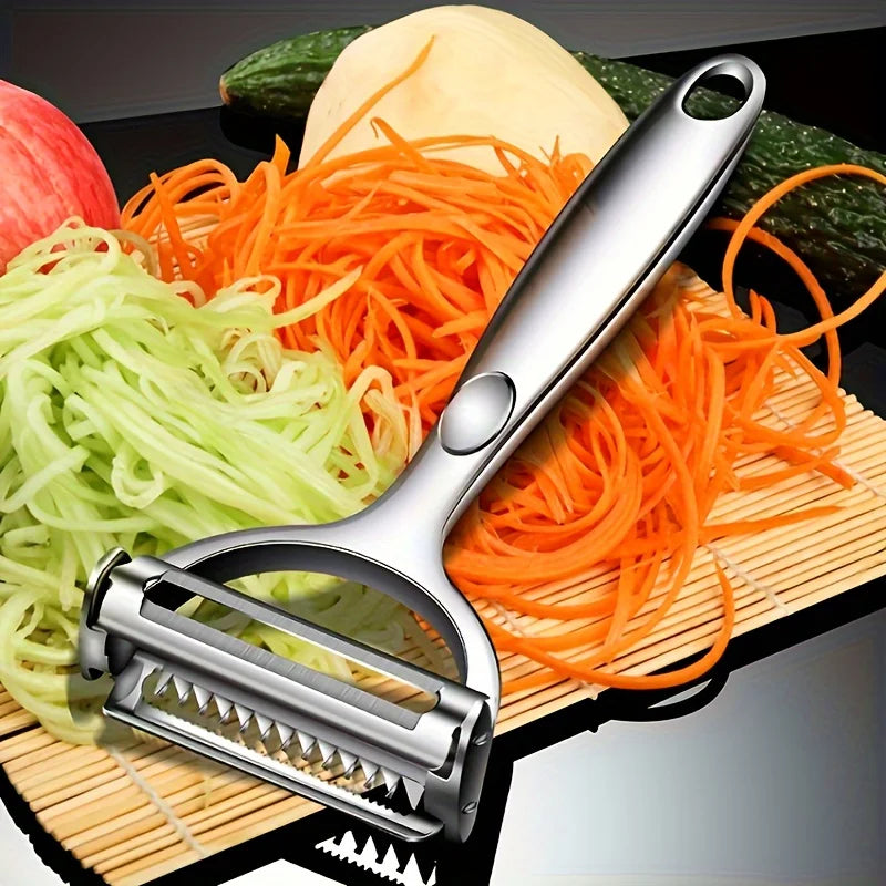 Stainless Steel Double-Head Vegetable and Fruit Peeler