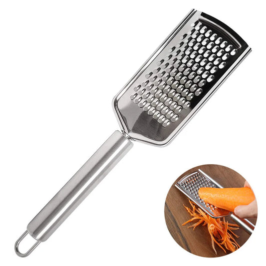 LMETJMA Micro Blade Cheese Grater Stainless Steel Handle Zester PY0029