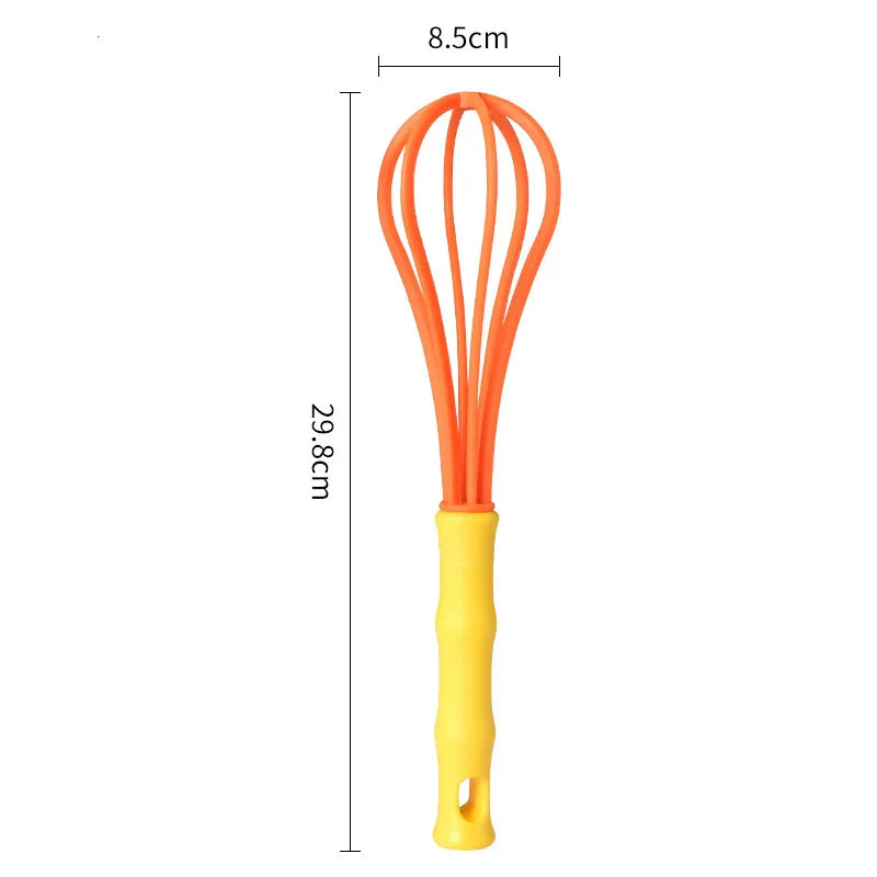 Handheld Egg Beater Non-Slip Cake Mixer Whisk Baking Accessories