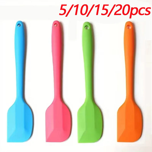 Silicone Spatula Set - Heat-Resistant Seamless Scrapers for Baking and Cooking