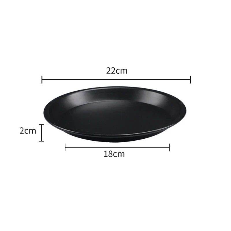 8/10 Inch Non-Stick Aluminum Pizza Pan Baking Tray