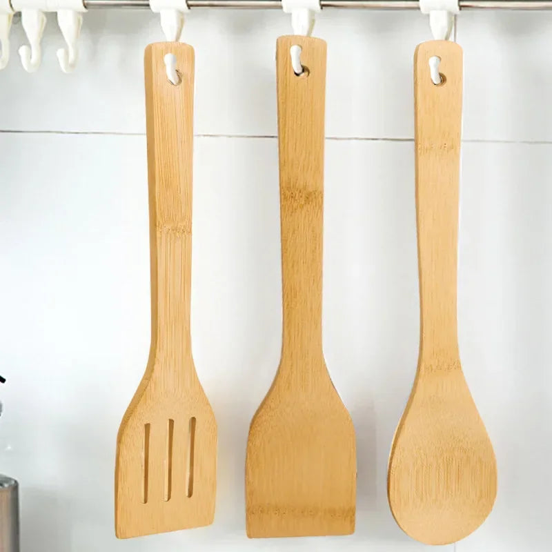 Alishan Bamboo Cookware Set Non-stick Frying Pan Spatula Wholesale