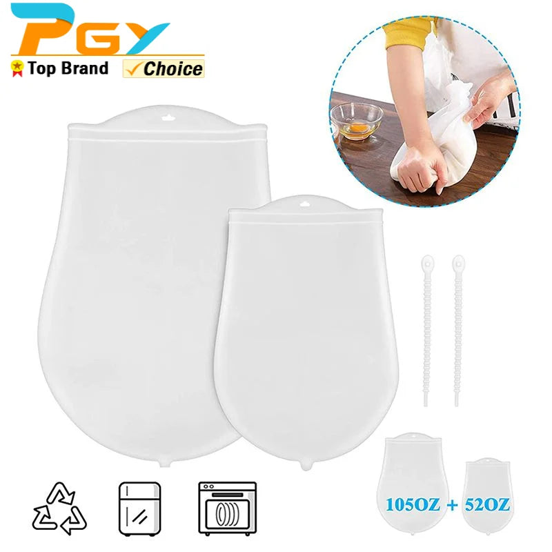 Silicone Kneading Dough Bag for Bread, Pastry, Pizza Baking