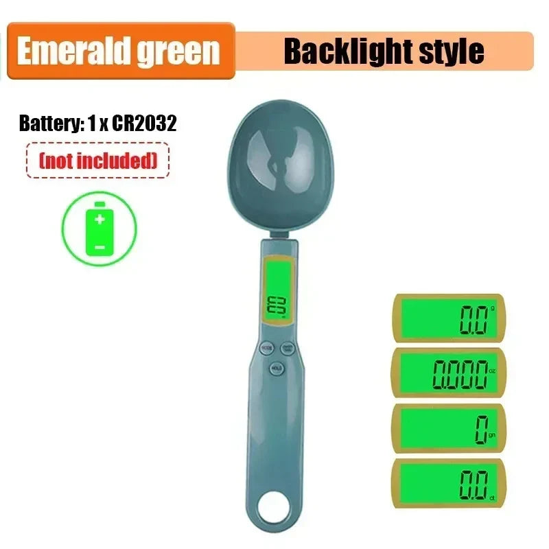 Digital Kitchen Spoon Scale 0.1-500g LCD Food Weight Tool