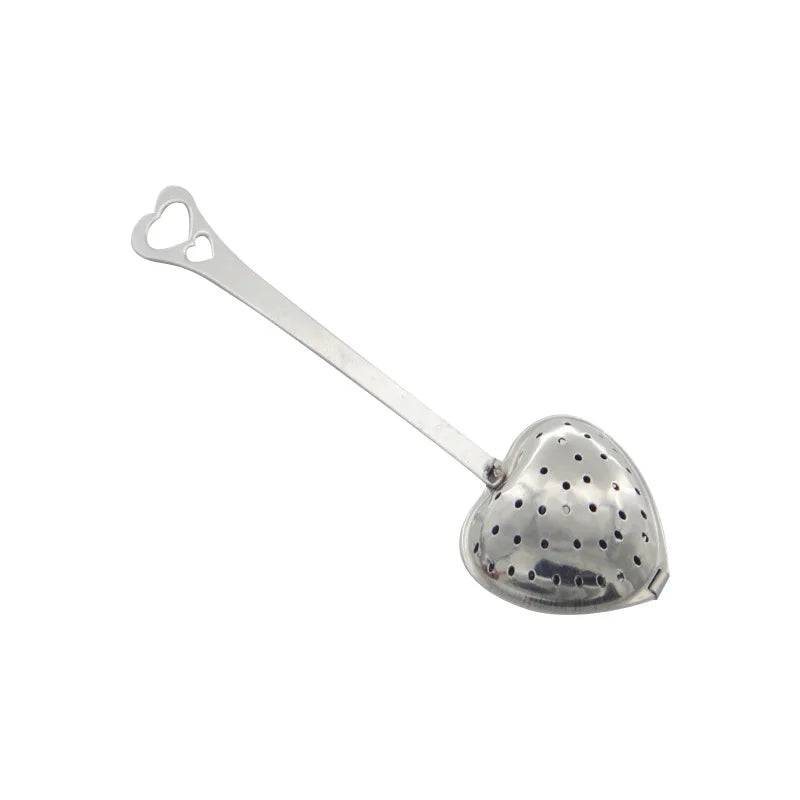 Heart Shape Stainless Steel Tea Infuser Strainer Teapot Accessory