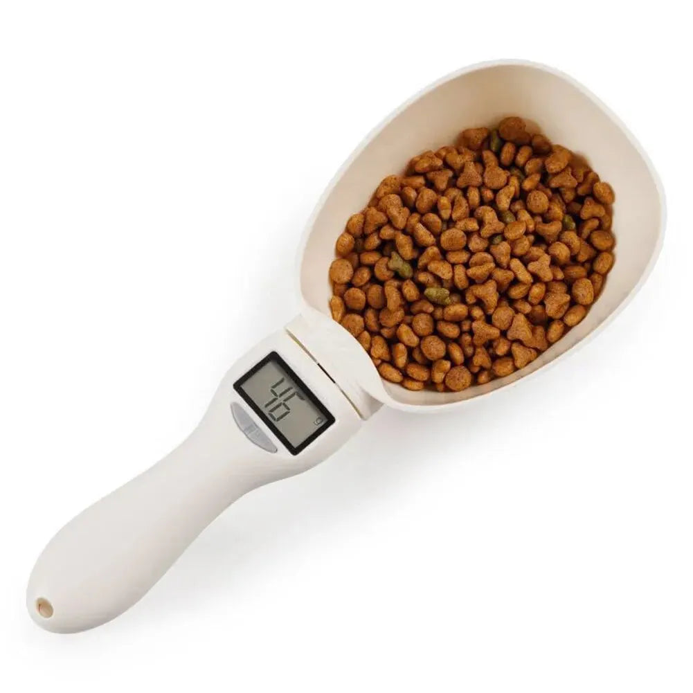 Pet Food Scale LCD Digital Measuring Spoon for Dogs and Cats