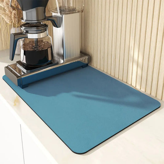 Diatomite Absorbent Quick-Dry Kitchen Dish Mat Coaster