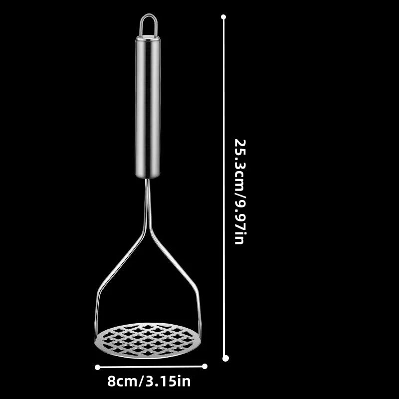 Stainless Steel Potato Masher & Fruit Juicer Tool