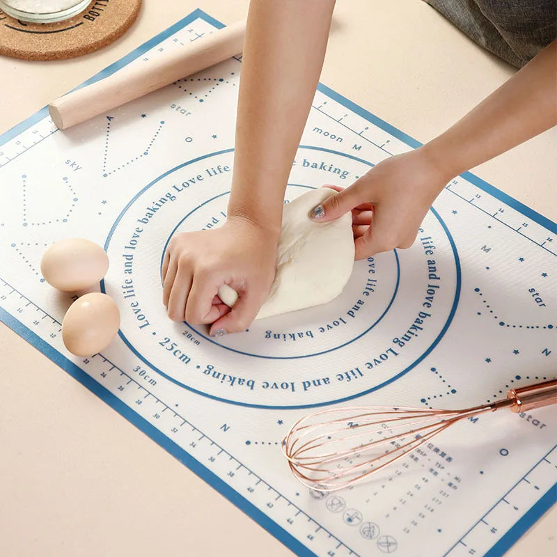 Starry Sky Silicone Non-stick Baking Mat for Pizza, Pastry, Macaron, Cake