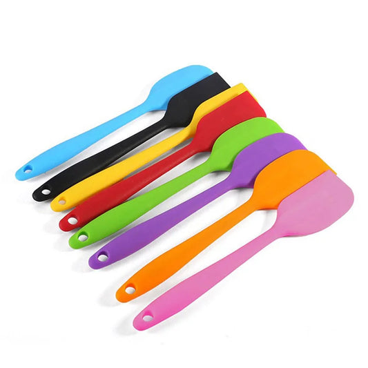 Leeseph 8" Silicone Spatula - Heat Resistant Non-Stick Cooking Utensil (Multicolor)