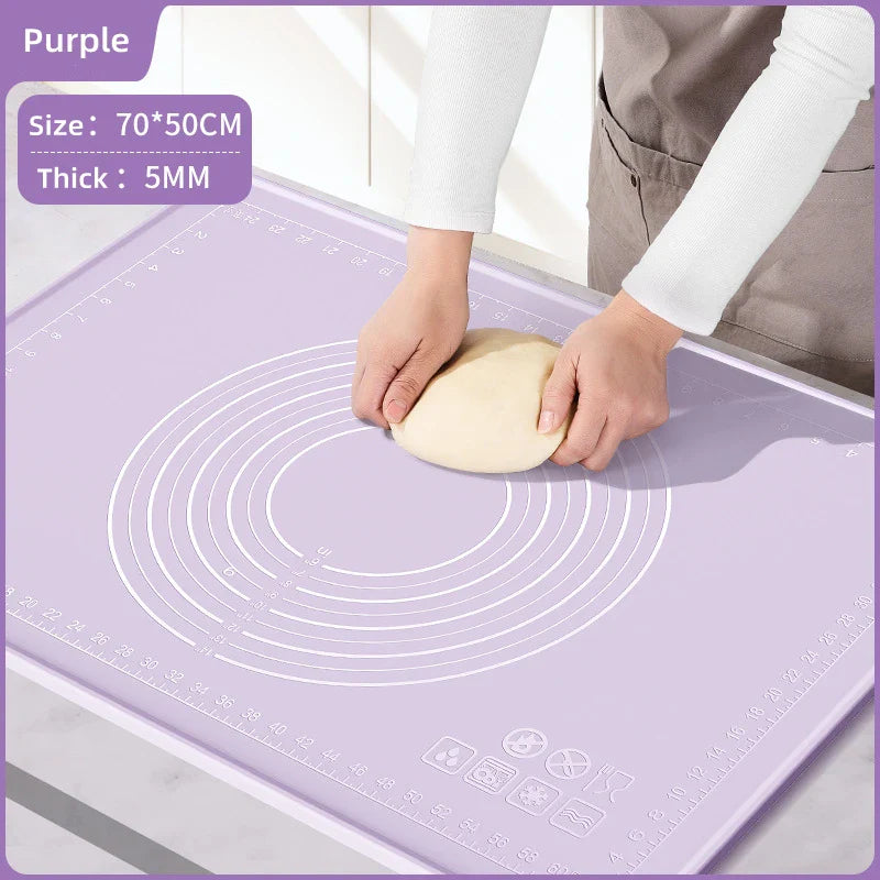 Silicone Non-stick Baking Mat Pastry Dough Rolling Pad Heat-resistant