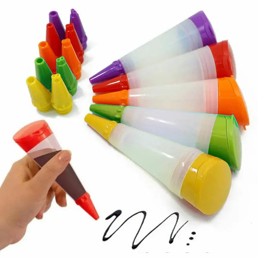 Silicone Food Writing Pen Cake Decorating Tools Icing Piping Nozzles