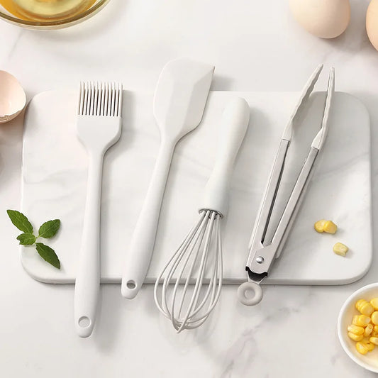 Silicone Spatula Mixer Set Non-stick Baking Tools