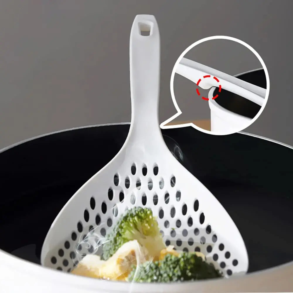 Strainer Scoop Colander Slotted Pasta Spoon Skimmer with Handle