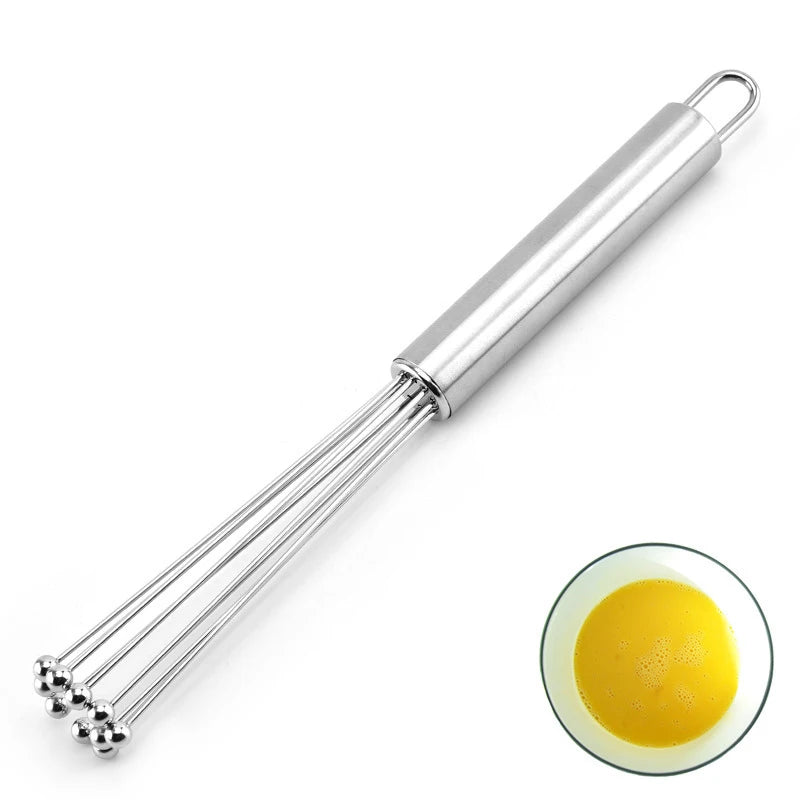 Stainless Steel Whisk Set for Cooking and Blending