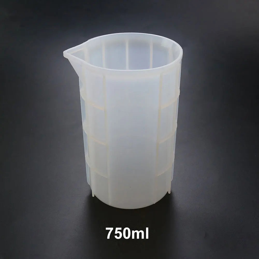 JCD Silicone Measuring Cup Set 100ML/300ML/750ML Food-Grade for Cake, Candle, Epoxy Resin