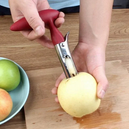 Stainless Steel Apple Corer Seed Remover Slicer Kitchen Tool