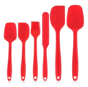 6-Piece Silicone Spatula Set - Non-Stick, Heat Resistant for Cooking & Baking