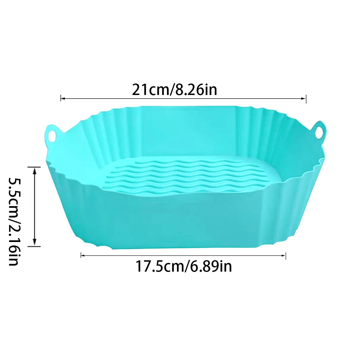 Air Fryer Silicone Liners, Reusable Non-stick Basket Tray, Pizza Pan Kitchen Accessories