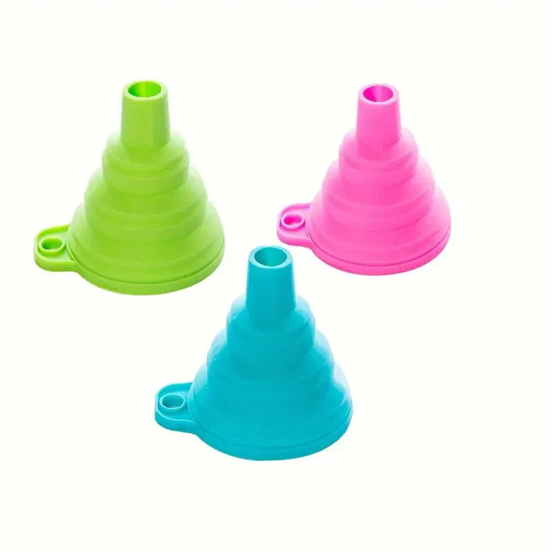 Silicone Collapsible Funnel for Liquid Transfer Kitchen Gadget