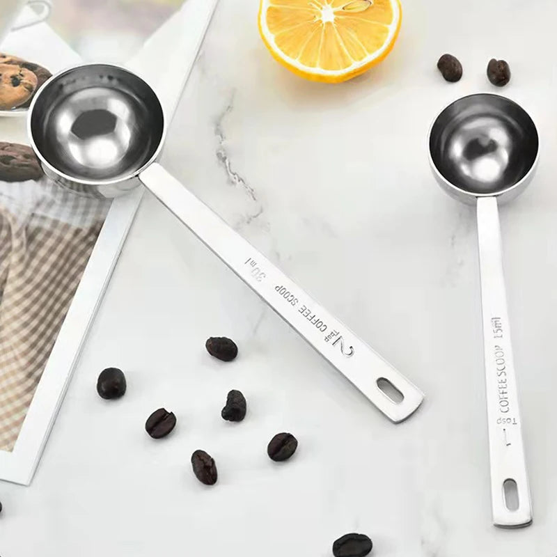 Stainless Steel Coffee Scoop, Tablespoon Measuring Spoon, Long Handle