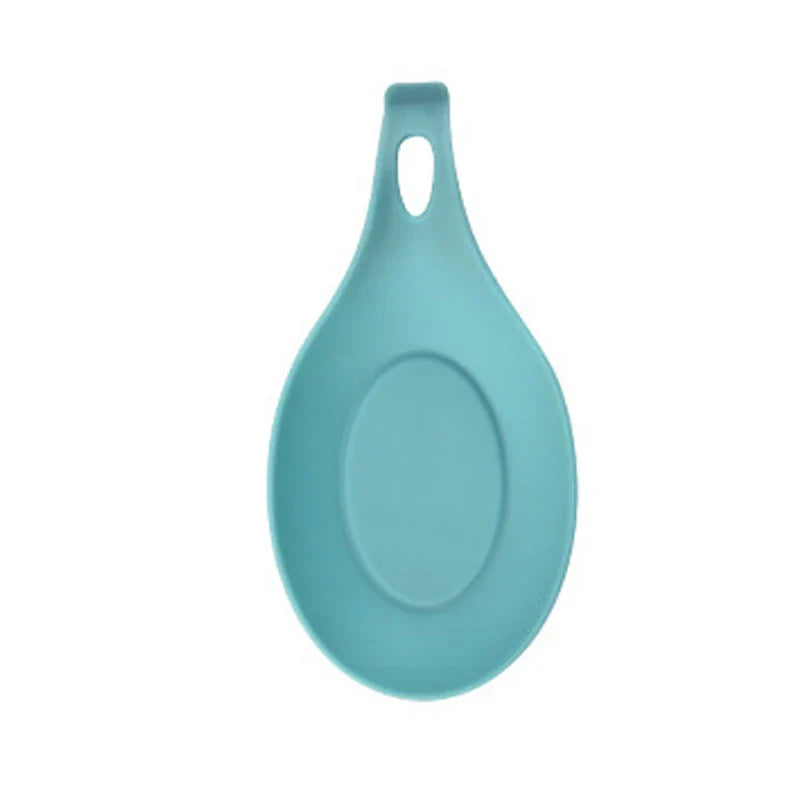 Silicone Heat-Resistant Spoon Rest Kitchen Utensil Holder