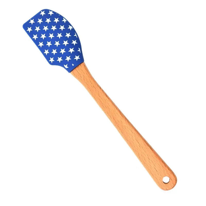 Silicone Heat Resistant Baking Spatula Scraper Kitchen Tool