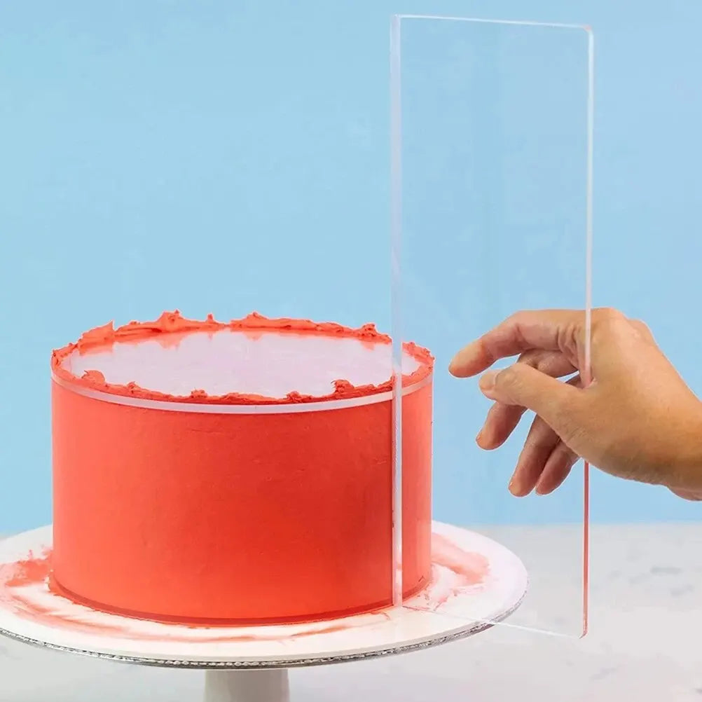 Acrylic Cake Scraper Spatula for Decorating and Cleaning