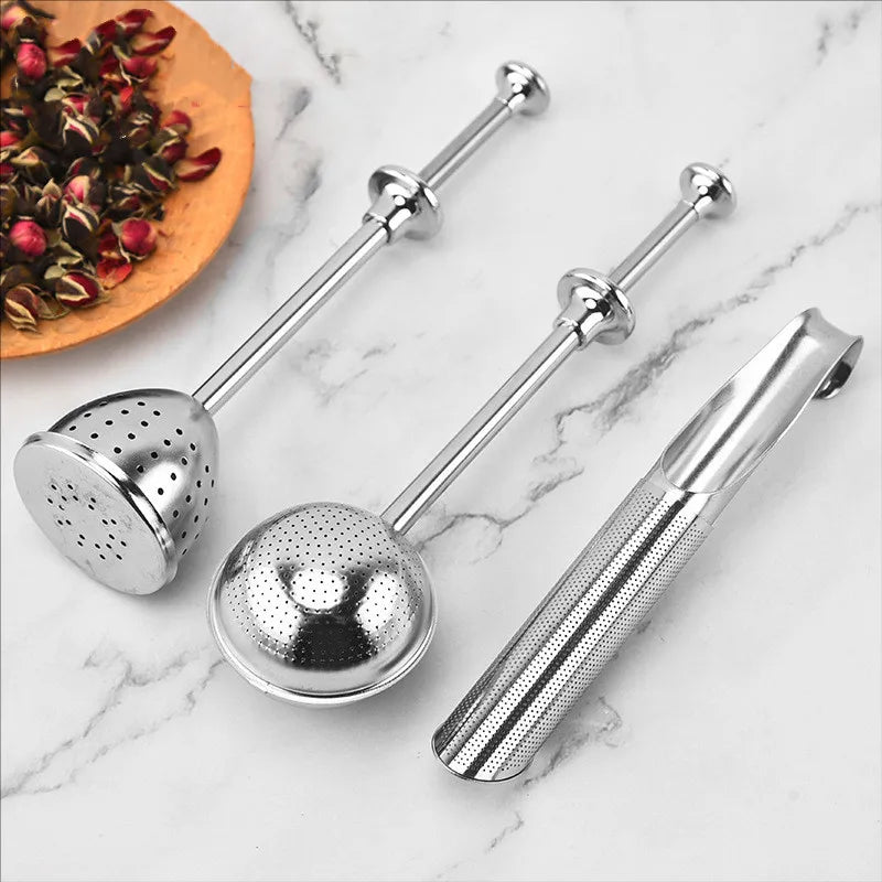 Stainless Steel Tea Ball Infuser Strainer Sieve Teapot Accessory