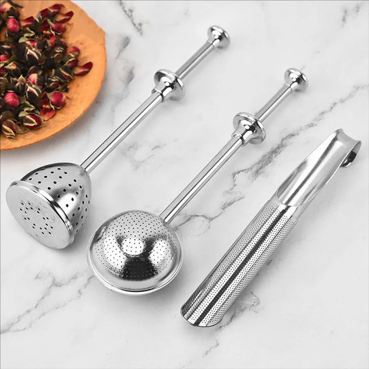 Stainless Steel Tea Ball Infuser Strainer Sieve Teapot Accessory