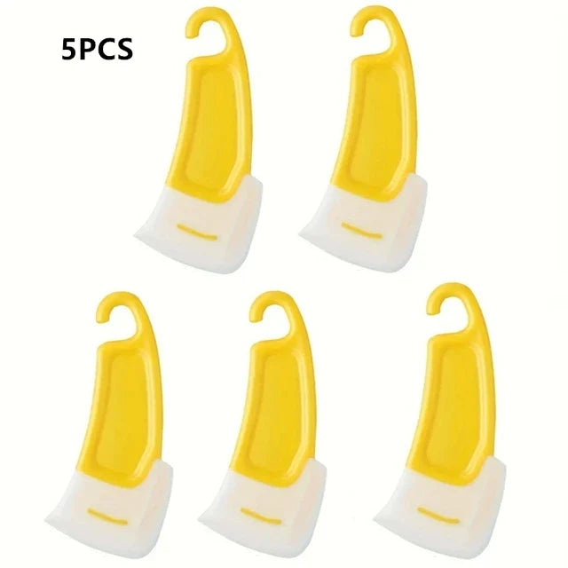 Silicone Pan Scraper Spatula Non-Stick Cookware Cleaning Tool