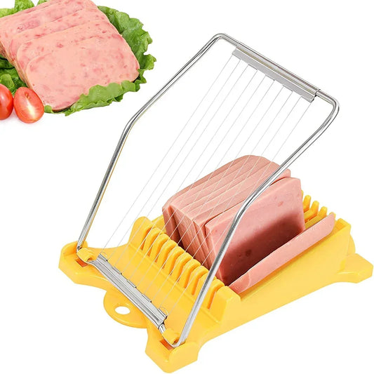 Stainless Steel Luncheon Meat Egg Cheese Slicer Kitchen Gadget