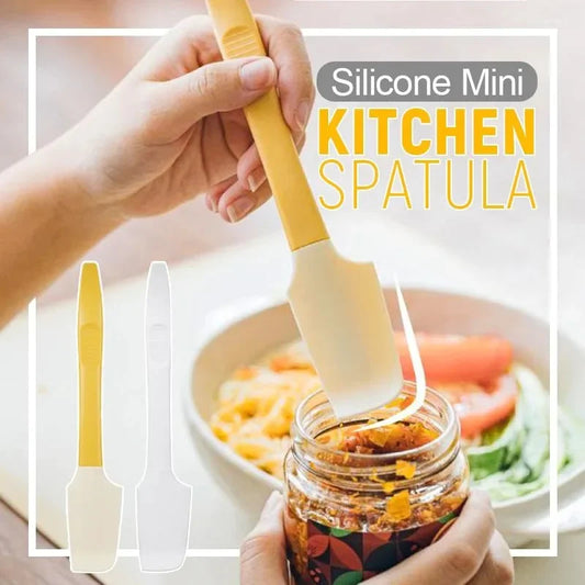 Silicone Mini Spatula for Baking, Mixing, Scraping, and Butter Spreading