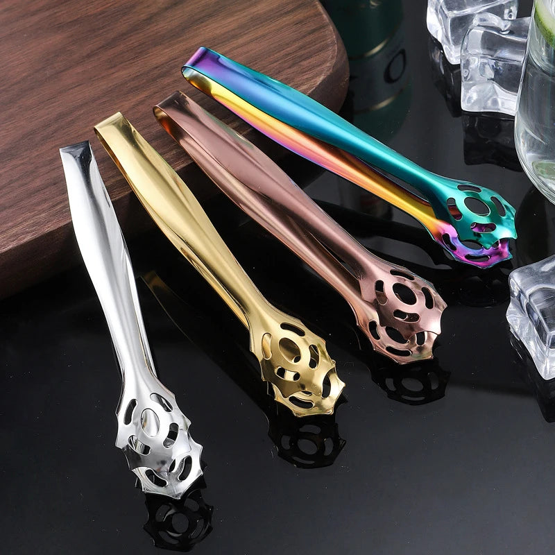 Stainless Steel Food Tongs Kitchen Utensils