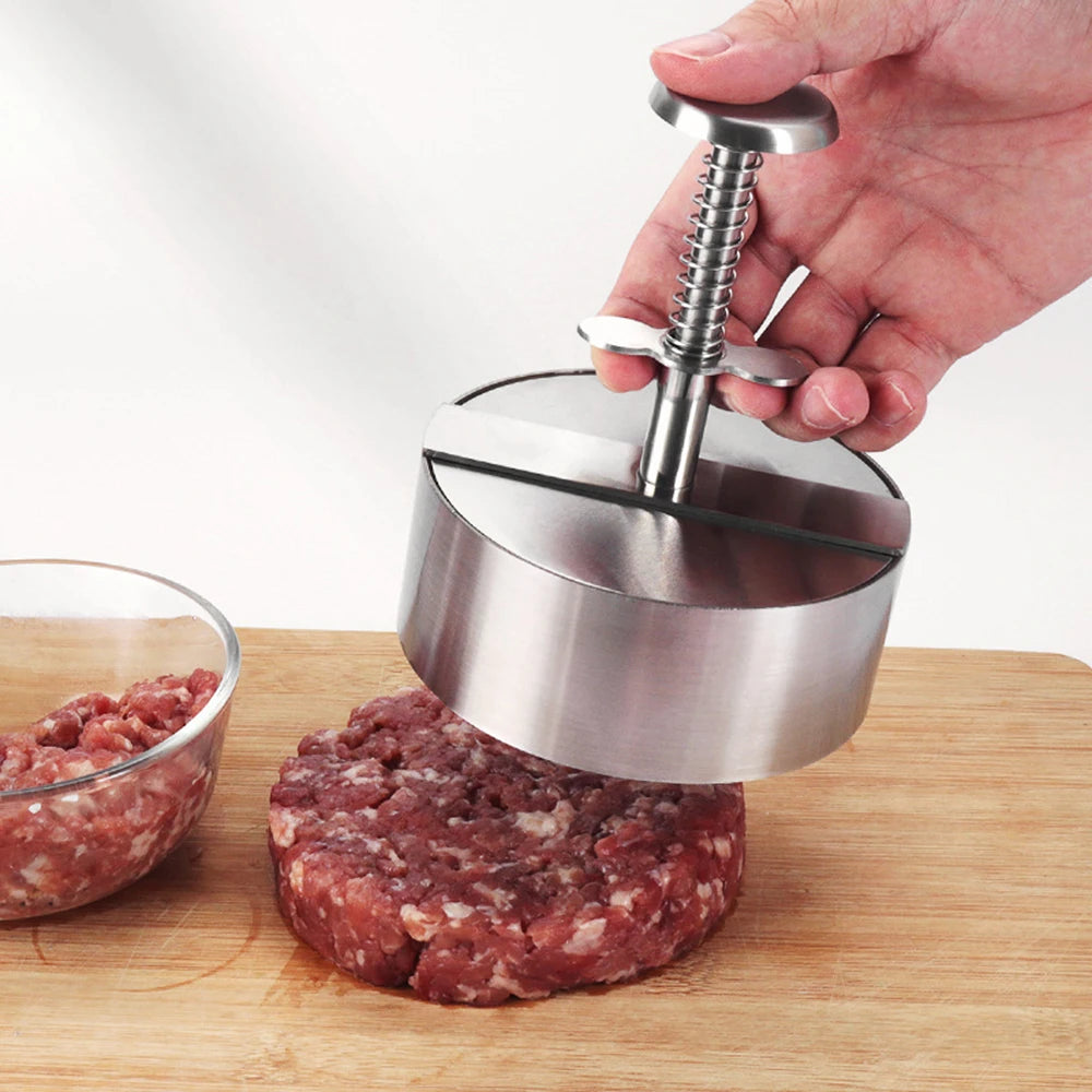 Stainless Steel Hamburger Patty Press Meat Dumpling Wrapper Tool