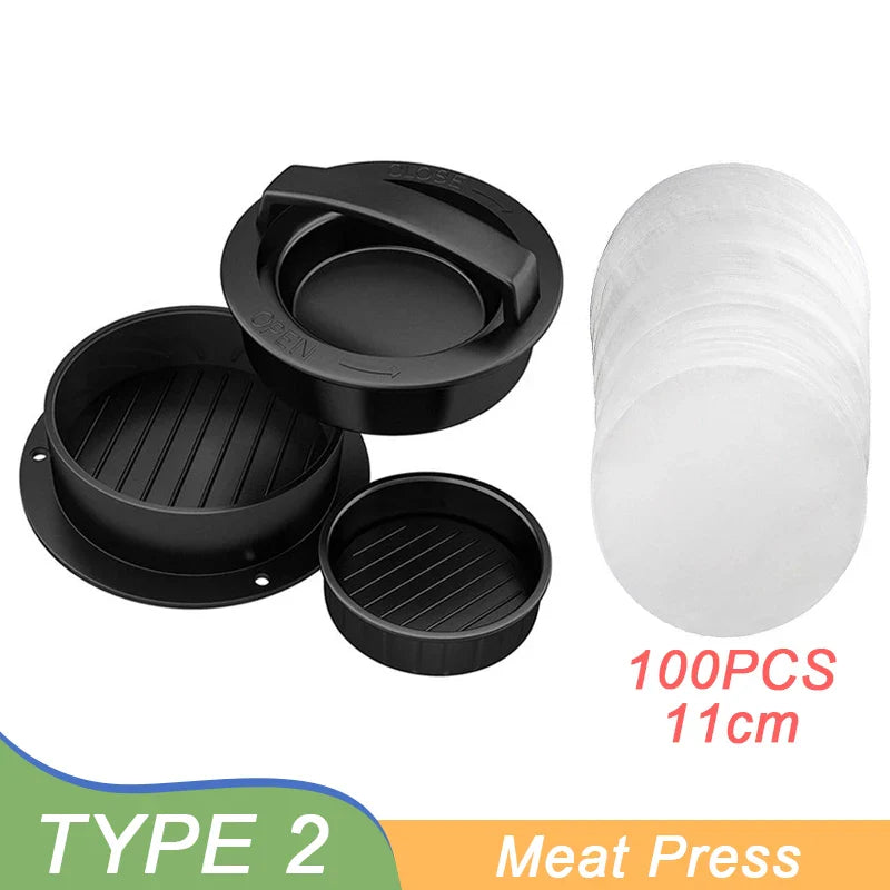 Non-Stick Burger Press Mold for Stuffed Patties