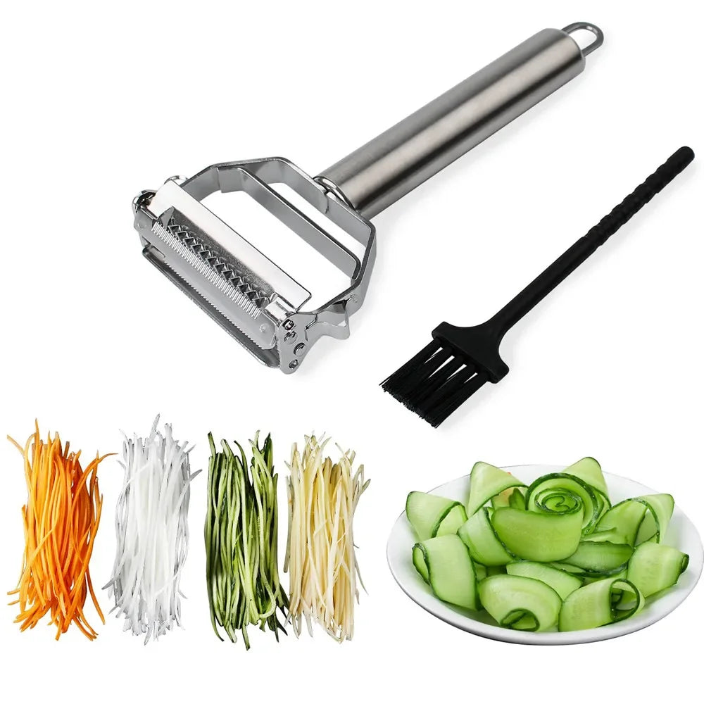 Stainless Steel Peeler, Grater, Julienne Slicer for Vegetables