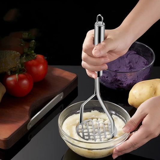 Stainless Steel Potato Masher & Fruit Juicer Tool