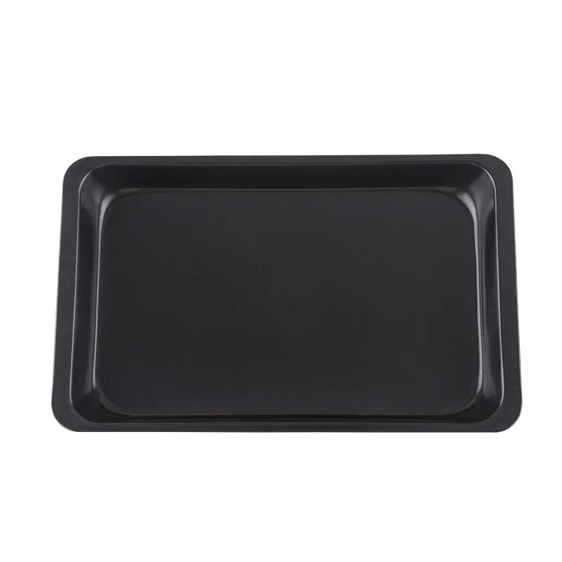 Non-Stick Stainless Steel Baking Tray Pan for Bread, Cake, BBQ, and Fruit